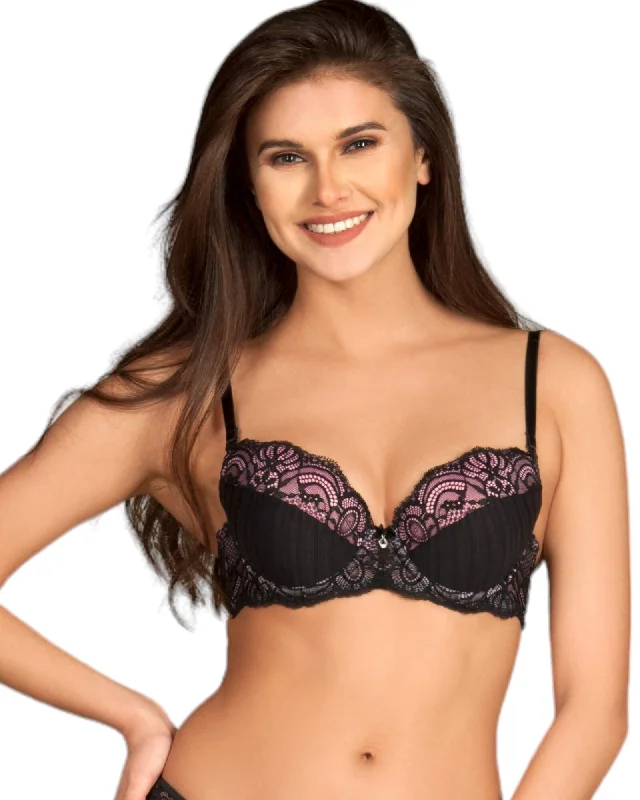 Women's cotton lingerie for everyday comfortElegant Lace Push Up  Bra