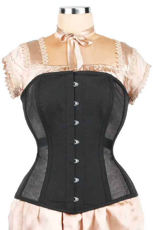 Denim - look corsets for a casual yet stylish twistDenim - look corsets for a casual yet stylish twistEL-123 Edwardian Long Line Mesh Corset (ELC-401)