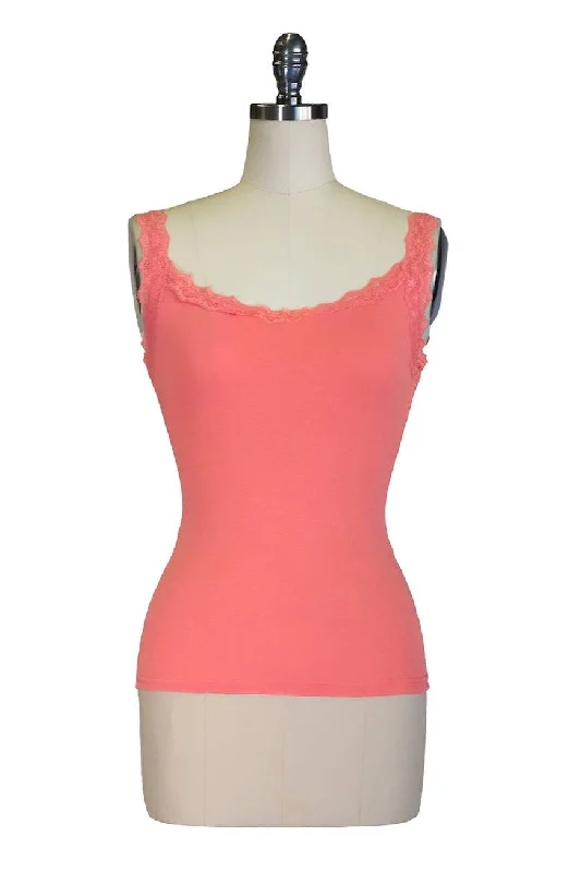 Hypoallergenic bustiers for sensitive skinHypoallergenic bustiers for sensitive skinFollies D'Amour Singlet (Peach Pink)