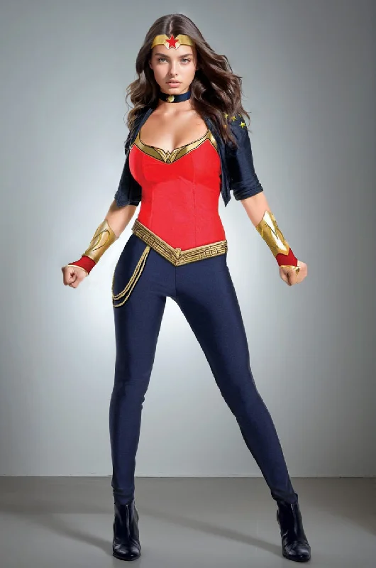 Dragon Rider cosplay attires with dragon - themed accessoriesWonder Woman Costume