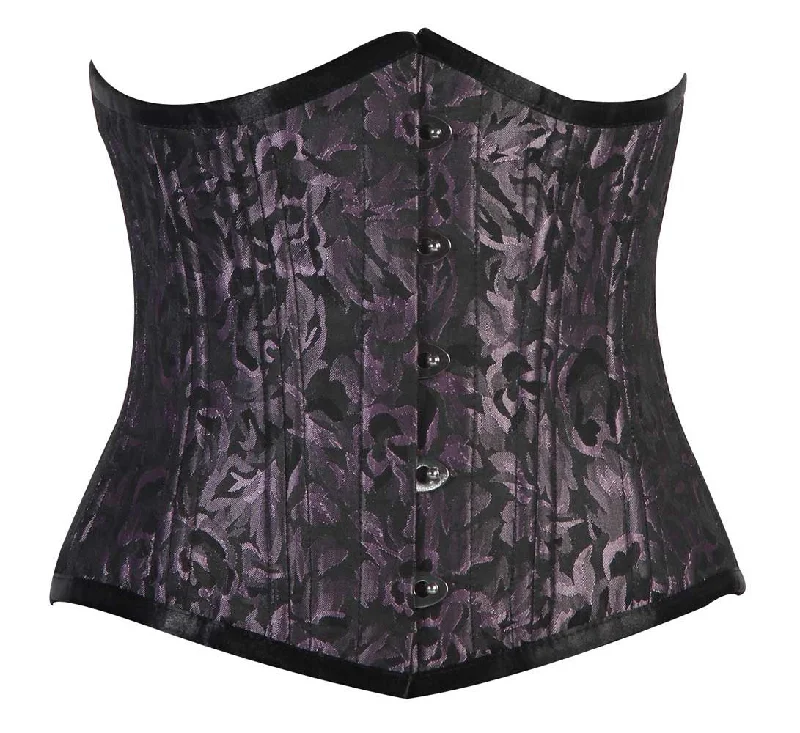 Gothic - inspired bustiers featuring dark colors and studsGothic - inspired bustiers featuring dark colors and studsWT-UB LILAC/BLACK BRO-1000