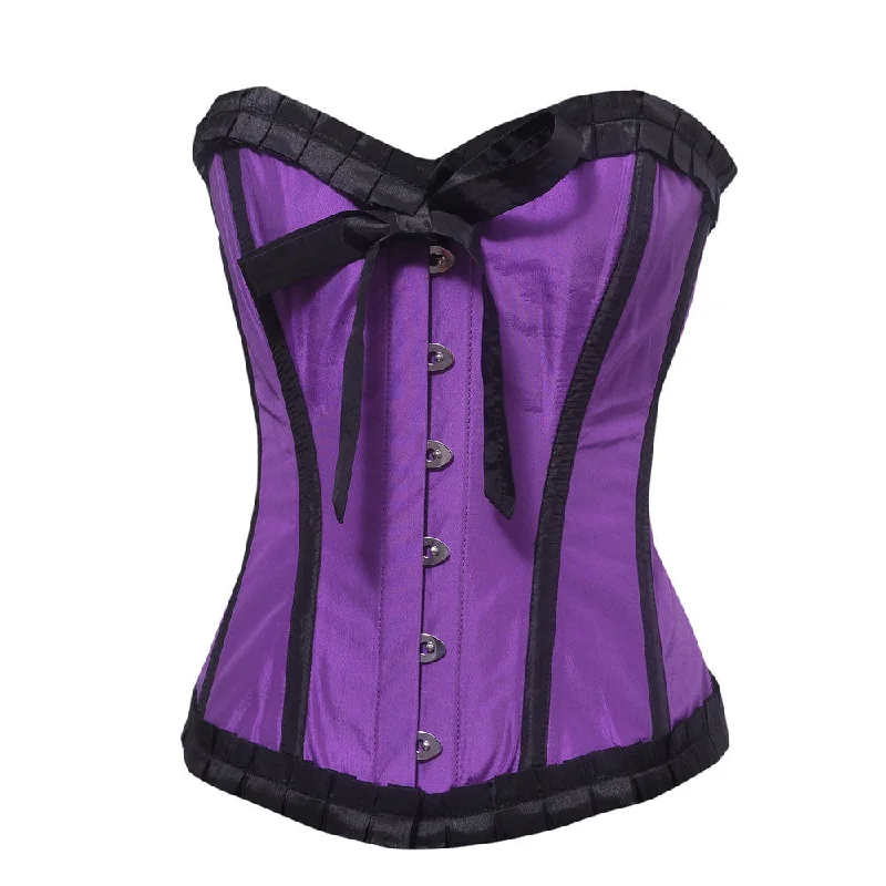 Denim - look corsets for a casual yet stylish twistDenim - look corsets for a casual yet stylish twistLILY PURPLE TAFFETA