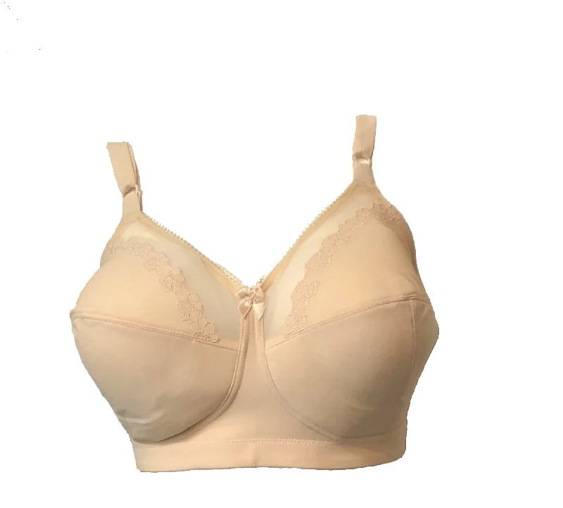 Women's bralette and panty sets in a sports - inspired styleGoddess 304, Crepset Embroidered Soft Cup Bra