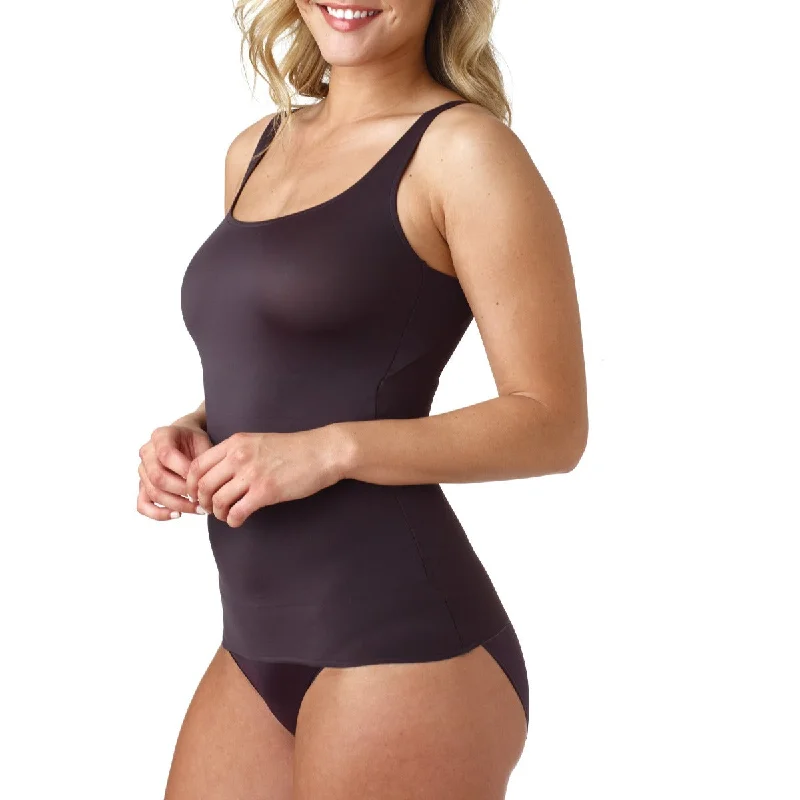 Women's high - waisted panty and bra sets for a retro lookNo “Side-Show” Waist Shaping Camisole