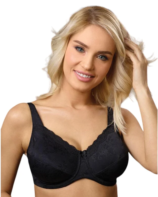 Women's silk teddy lingerie for a seductive lookFull Coverage Underwired Bra