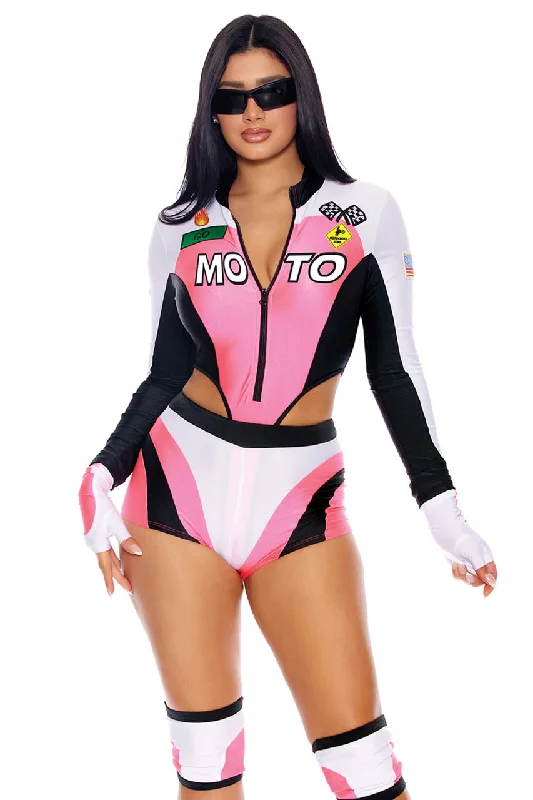 Link cosplay outfits from The Legend of Zelda seriesMoto Mami Sexy Racer Costume