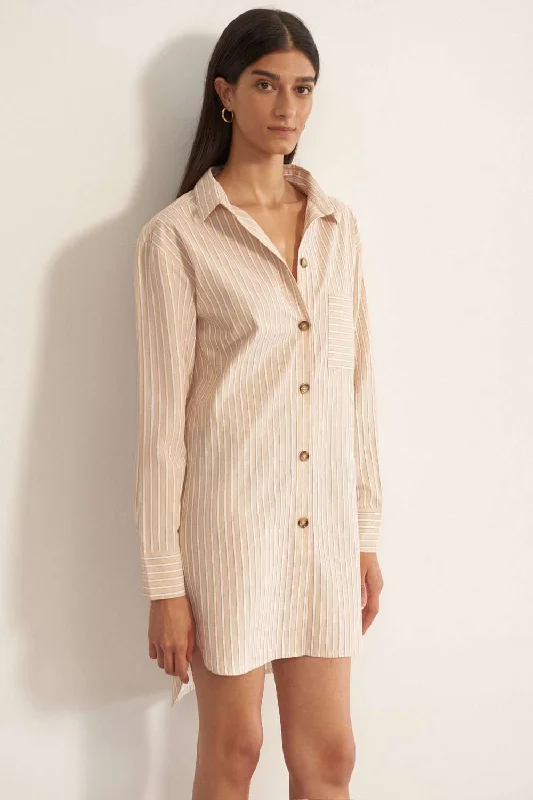 Sexy dresses with cut - outs on the sideHamptons Shirt Dress, Size L (UK 14)