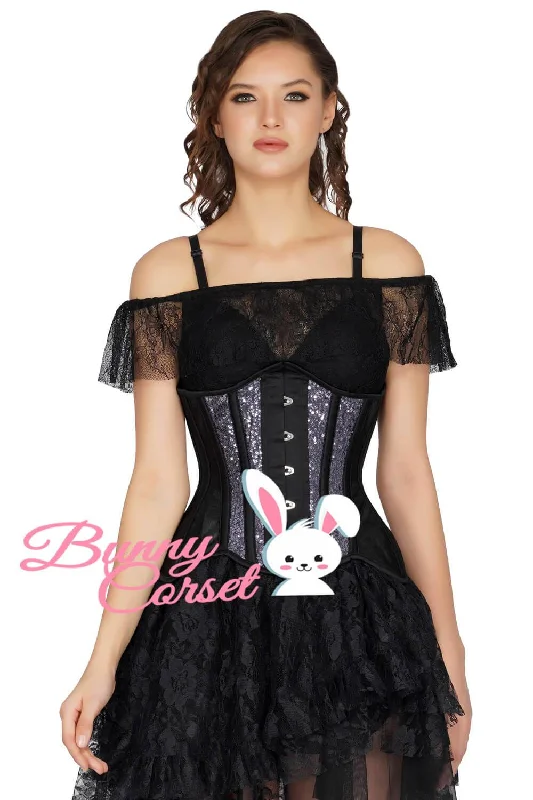 Removable - boning corsets for easy cleaningRemovable - boning corsets for easy cleaningMadelynn Sequin Mesh Corset