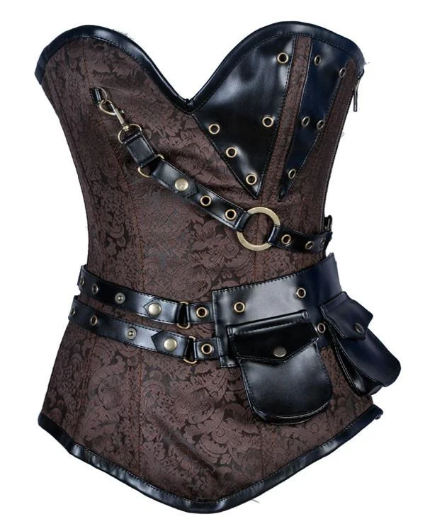 Vintage - style women's bustiers with lace and bowsVintage - style women's bustiers with lace and bowsKarla Steampunk Overbust Corset