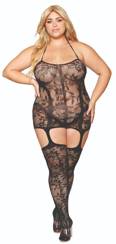 Sexy New Year's Eve dresses for a glamorous countdownPlus Size Island-inspired Bodystocking Dress