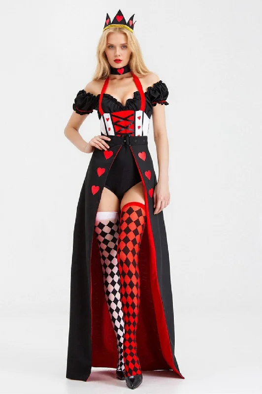 Sherlock Holmes cosplay suits with detective accessoriesHeart Breaker Red Queen Costume