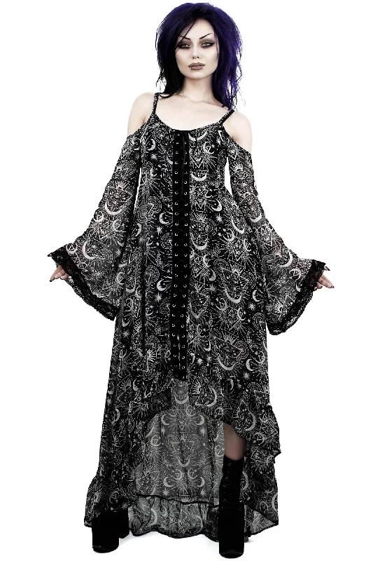 Satin sexy dresses with a shiny finishNew Moon Maiden Dress [B] - Resurrect