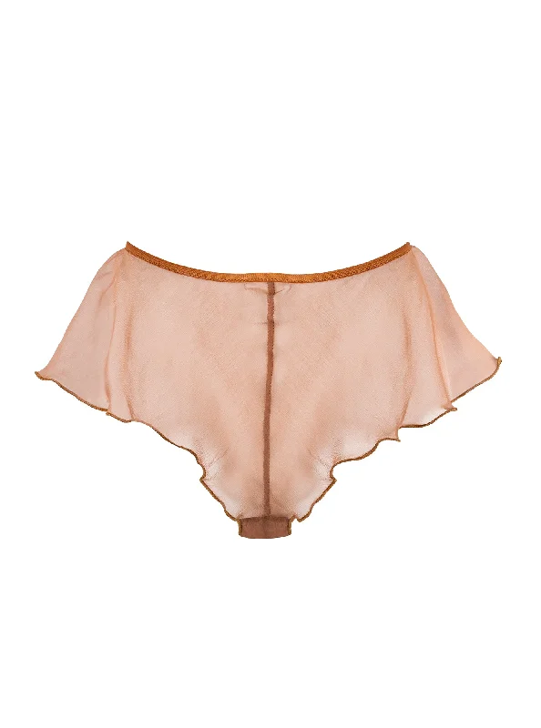 Women's gradient - colored lingerie for a unique effectFolie Silk Shorty - Caramel