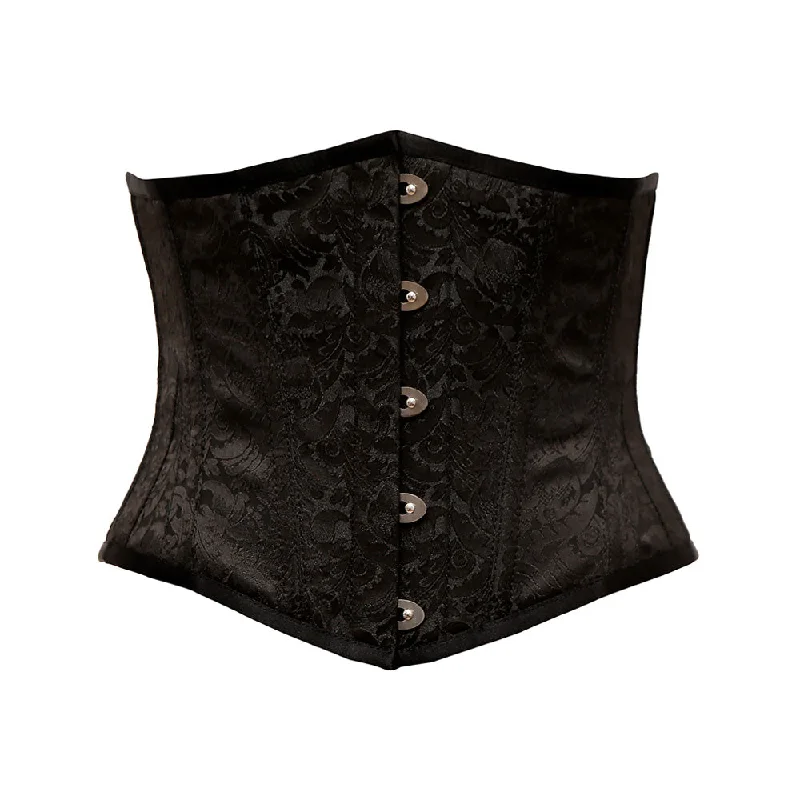 Hypoallergenic bustiers for sensitive skinHypoallergenic bustiers for sensitive skinLozil Black Brocade Underbust Corset