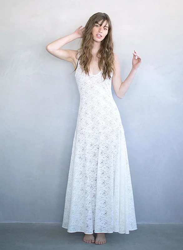 Purple sexy dresses for a regal and mysterious appealMeringue - Lace slip dress - Style # TH707