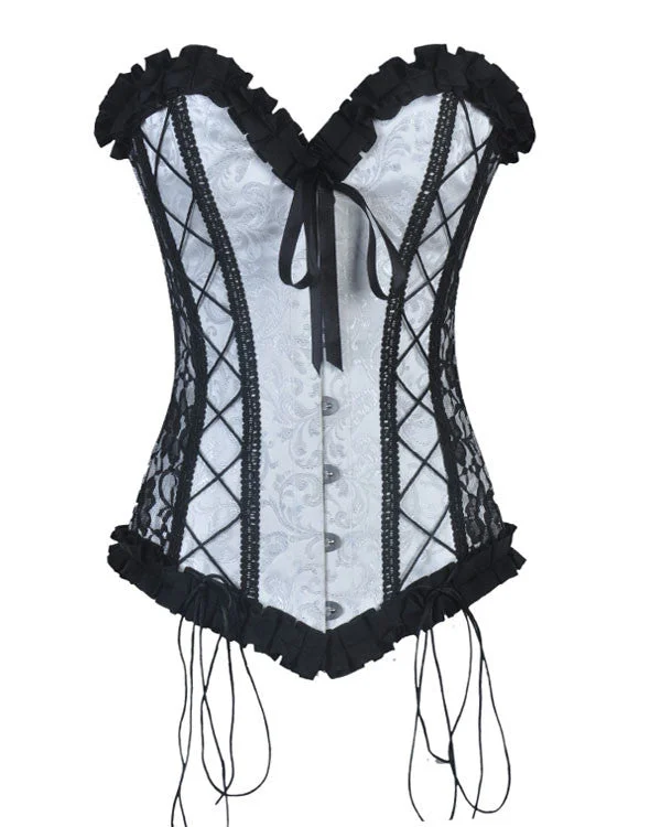 Sports - influenced bustiers with mesh panelsSports - influenced bustiers with mesh panelsJustine Custom Made Corset