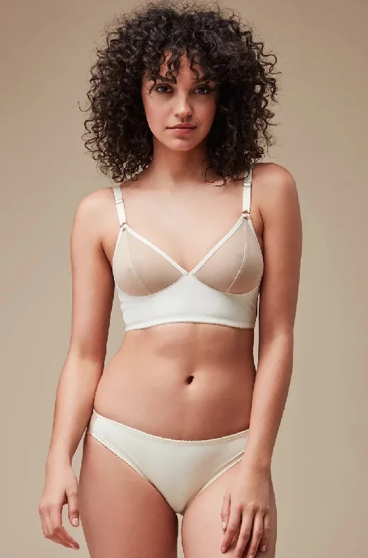 Women's bralette and panty sets in a sports - inspired styleLuna Long-Line Bra