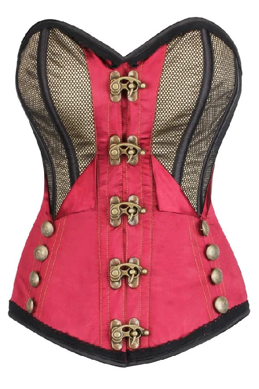 Halloween - themed corsets for a spooky costumeHalloween - themed corsets for a spooky costumeBlunet Magenta & Gold Steampunk Corset