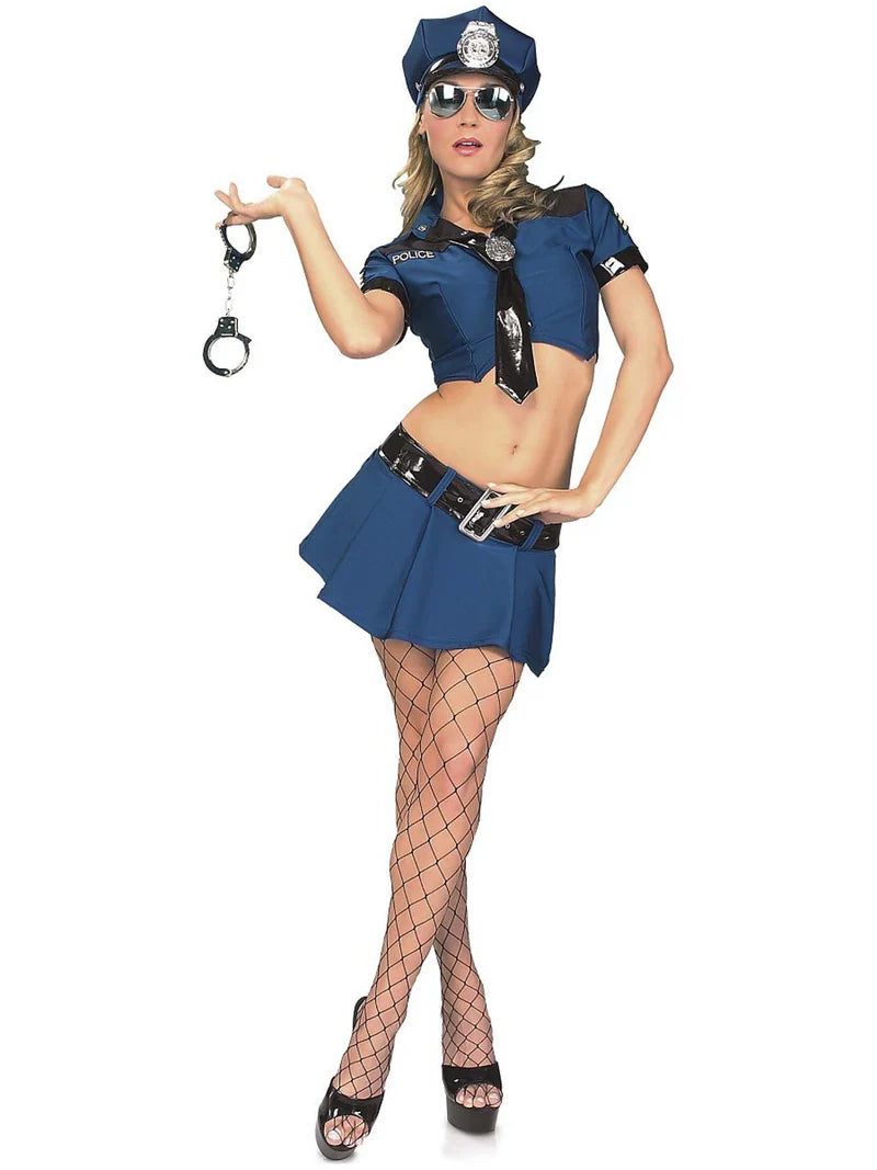 Fairy cosplay outfits with wings and magic wandsHouse Arrest Police Officer Costume