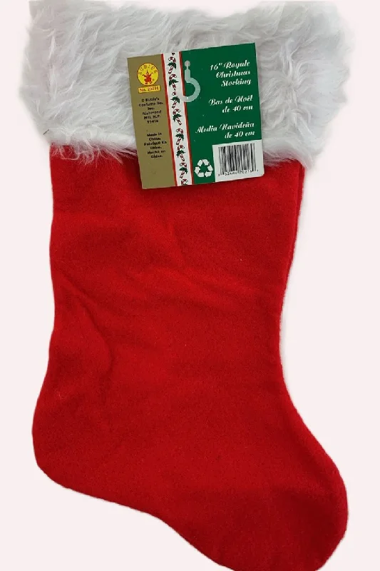 Red 16" Royale Felt Christmas Stocking