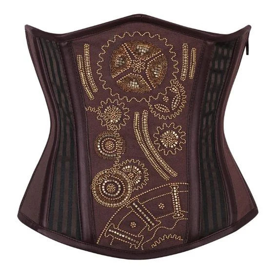 Microfiber corsets for a lightweight optionMicrofiber corsets for a lightweight optionMitchell Steampunk Underbust Embroidery Corset