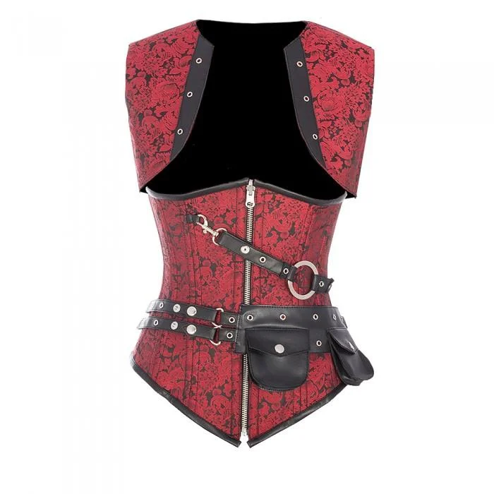 Polka - dot bustiers for a fun and retro appearancePolka - dot bustiers for a fun and retro appearanceWatts Gothic Underbust Reversible Corset