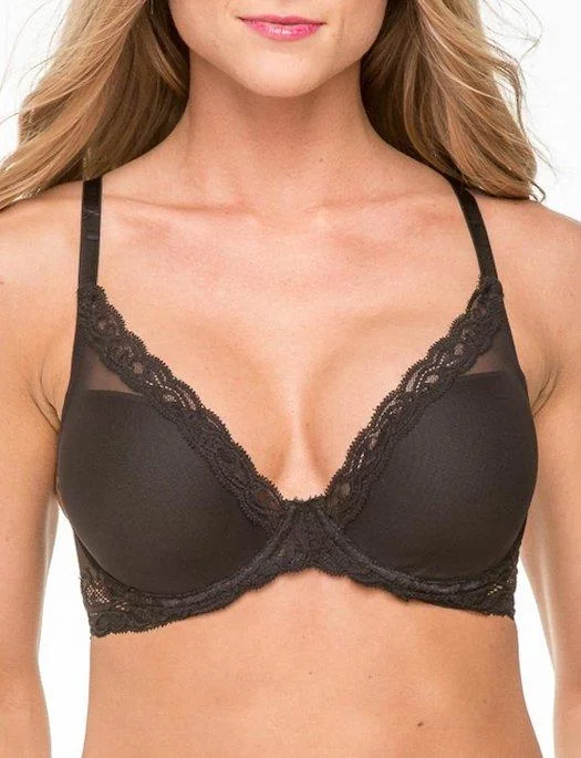 Women's bras with a cooling fabricNatori Feathers Contour Plunge Bra