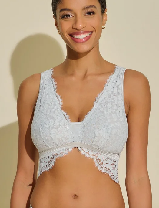 Women's bras made of soft cotton fabricCosabella Magnolia Curvy Tall Triangle Bralette