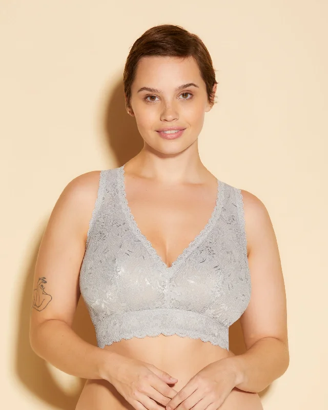 Women's balconette bras with lace trimSuper Curvy Racie Racerback