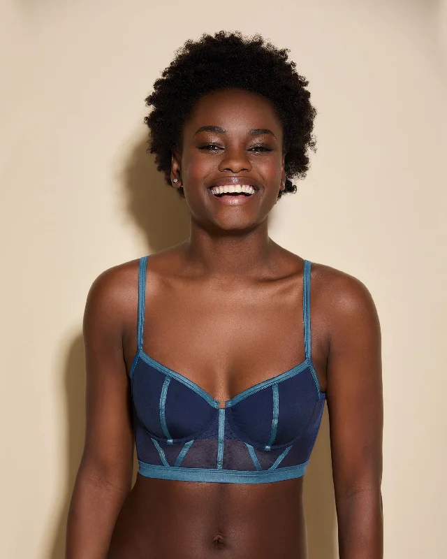 Women's bralettes with a soft, seamless styleSoutien-Gorge Balconnets Longline À Armatures