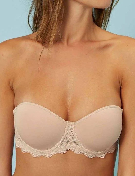 Women's nursing bras with easy - access clipsSimone Perele Caresse Strapless Bra