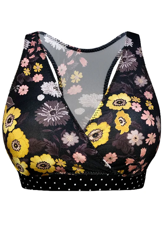 Women's polka - dot brasThe Padded Sporty Bra