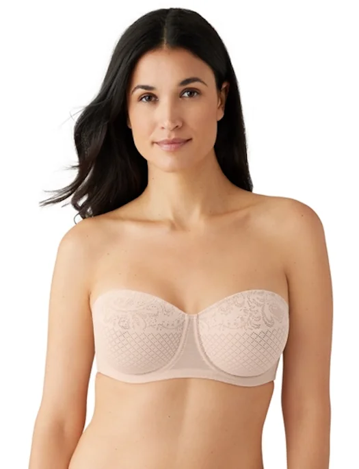 Women's demi - cup bras for a sexy lookWacoal Visual Effects Minimizing Strapless