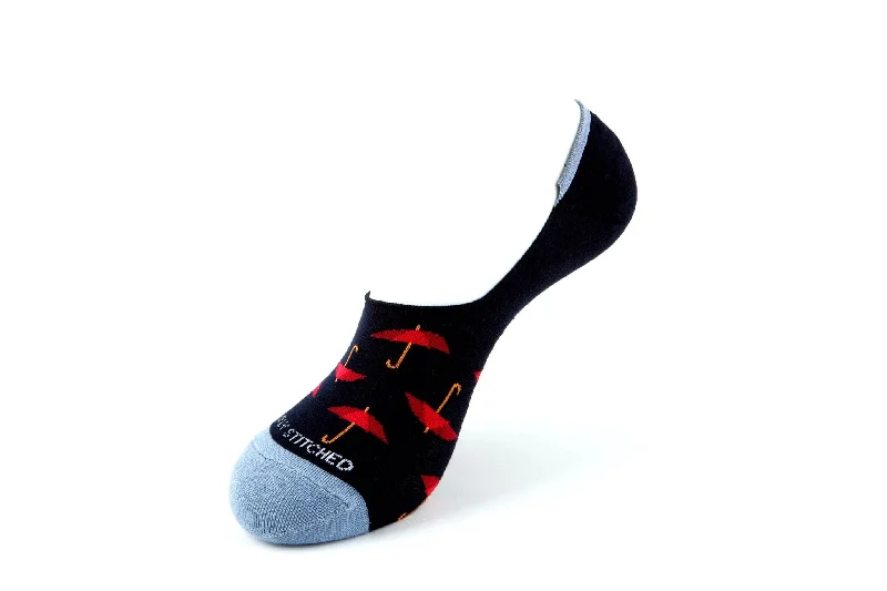 Women's ankle socks with a frilly edgeWomen's ankle socks with a frilly edgeUmbrella Ditsy-No Show Sock