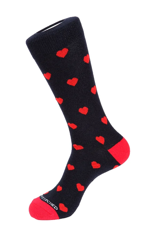 Women's no - show socks with a floral motifWomen's no - show socks with a floral motifHeart Sock