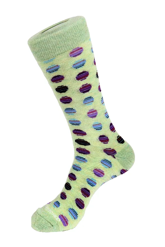 Women's no - show socks with a floral motifWomen's no - show socks with a floral motifStriped Polka Dot Sock