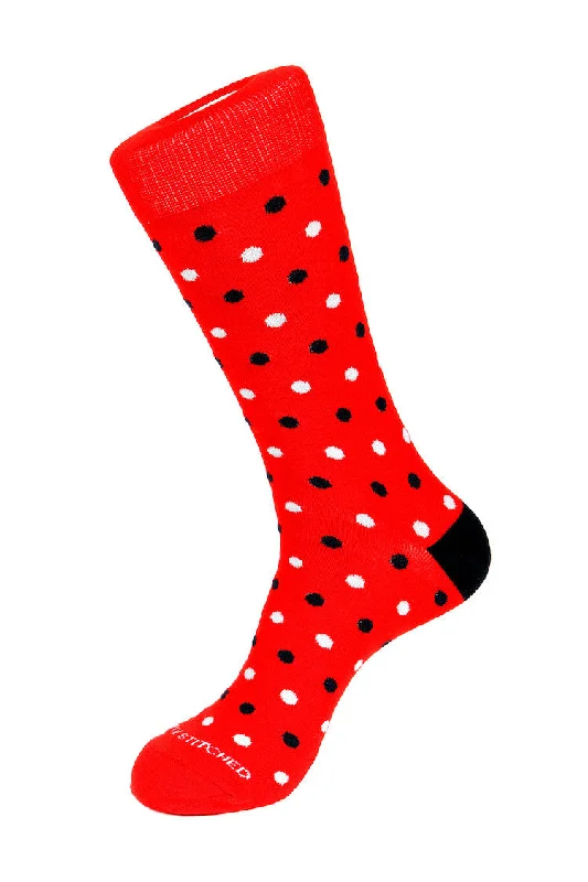 Women's cotton blend socks for breathabilityWomen's cotton blend socks for breathabilitySimple Polka Dot Sock