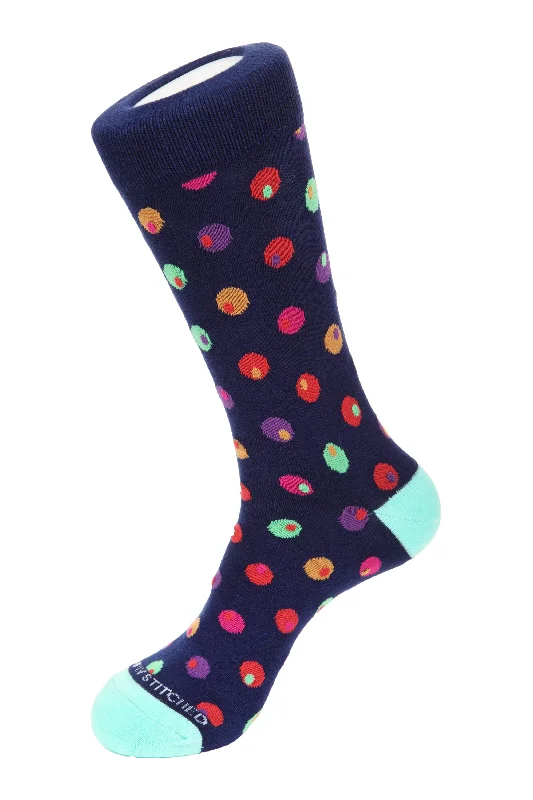 Women's no - show socks with a floral motifWomen's no - show socks with a floral motifEyeball Polka Dot Socks