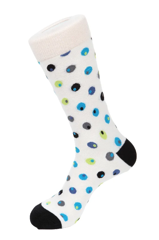 Women's cushioned sole socks for shock absorptionWomen's cushioned sole socks for shock absorptionEyeball Polka Dot Socks