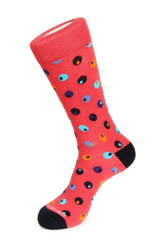 Women's wool - rich socks for winter warmthWomen's wool - rich socks for winter warmthEyeball Polka Dot Socks