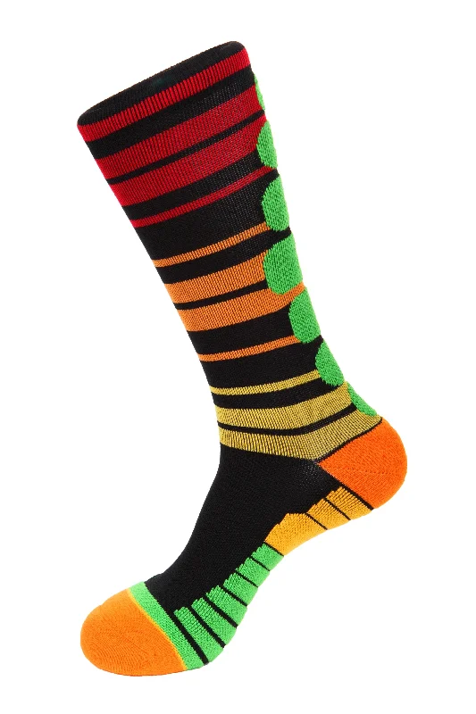 Women's cashmere - blend socks for extra softnessWomen's cashmere - blend socks for extra softnessReady Stripe Athletic  Socks