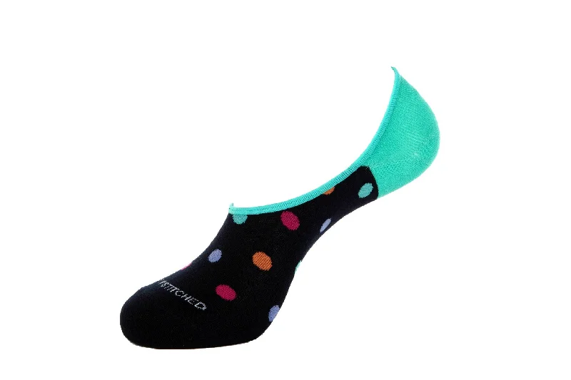 Women's cushioned sole socks for shock absorptionWomen's cushioned sole socks for shock absorptionRainbow Circle- no show Sock