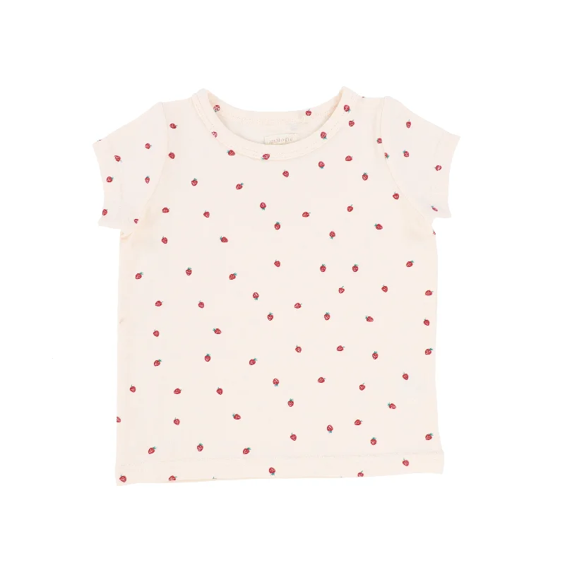 Analogie Strawberry T-Shirt Short Sleeve - Pink