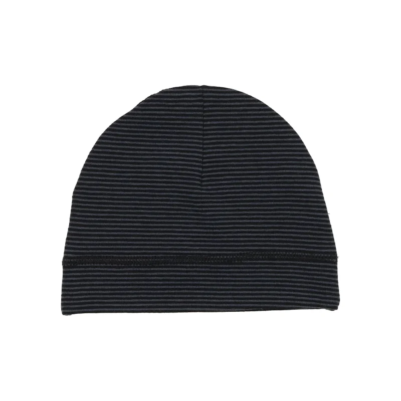 Analogie Tiny Stripe Beanie - Black/Midnight