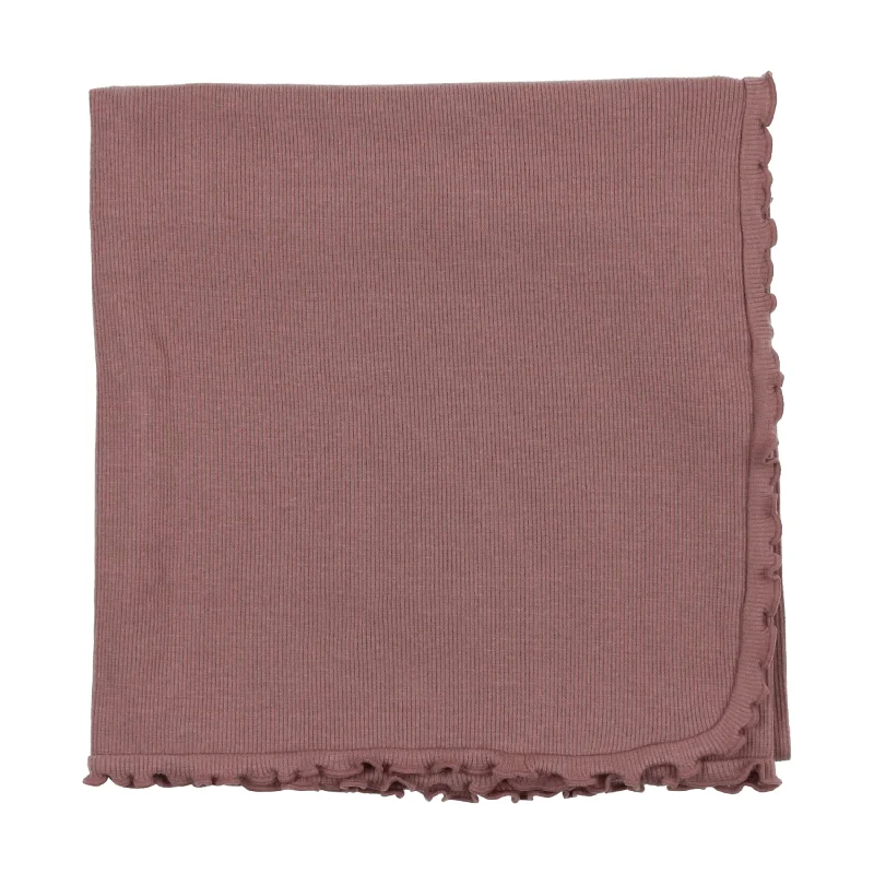 Lil Legs Ribbed Blanket - Berry