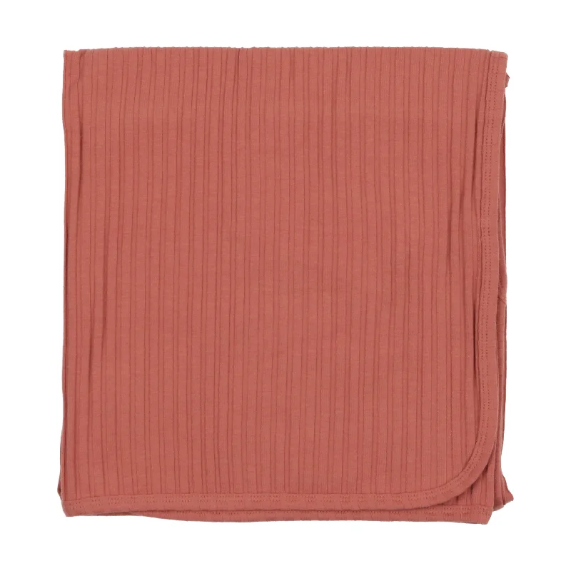 Lil Legs Wide Ribbed Blanket - Winter Pink