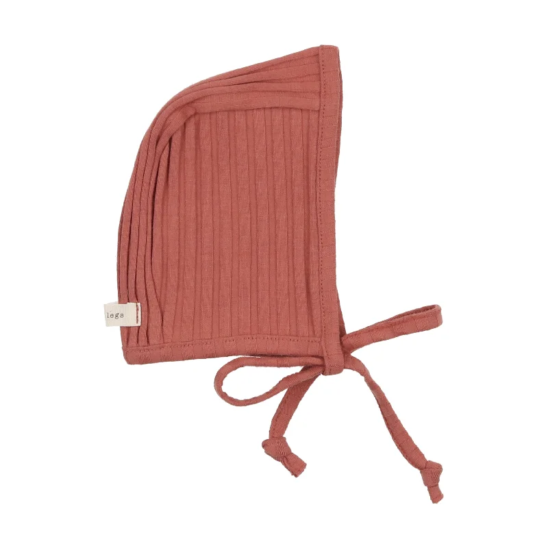 Lil Legs Wide Ribbed Bonnet - Winter Pink