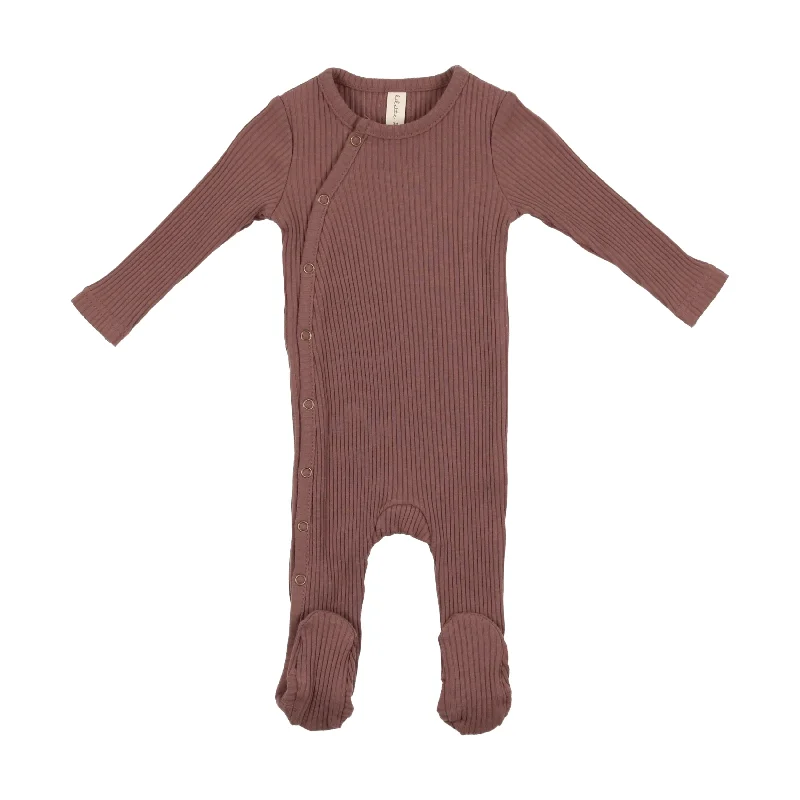 Lilette Season's Pallette Rib Footie - Mulberry