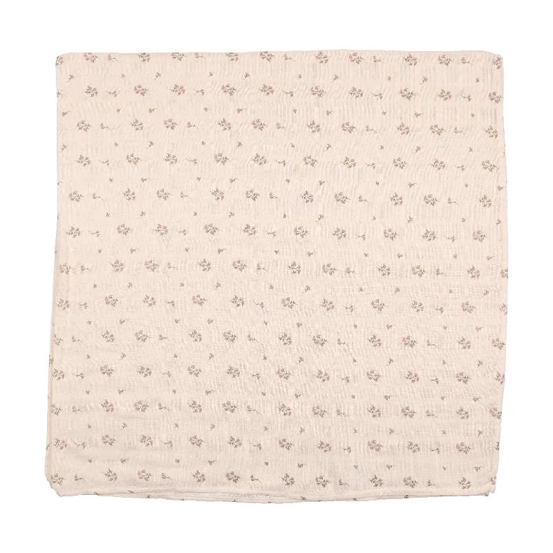 Lilette Signature Floral Blanket - Rose Floral