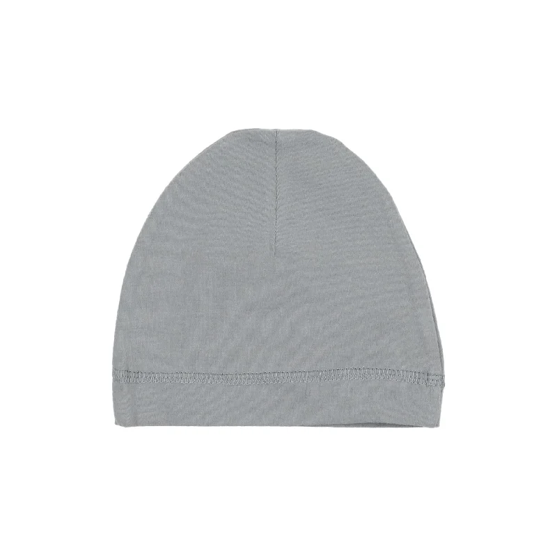 Lilette Signature Solid Beanie - Blue